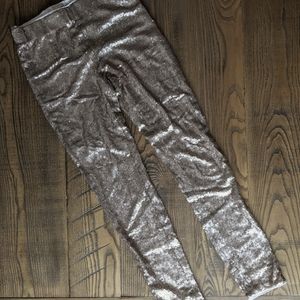Champagne sequin pants